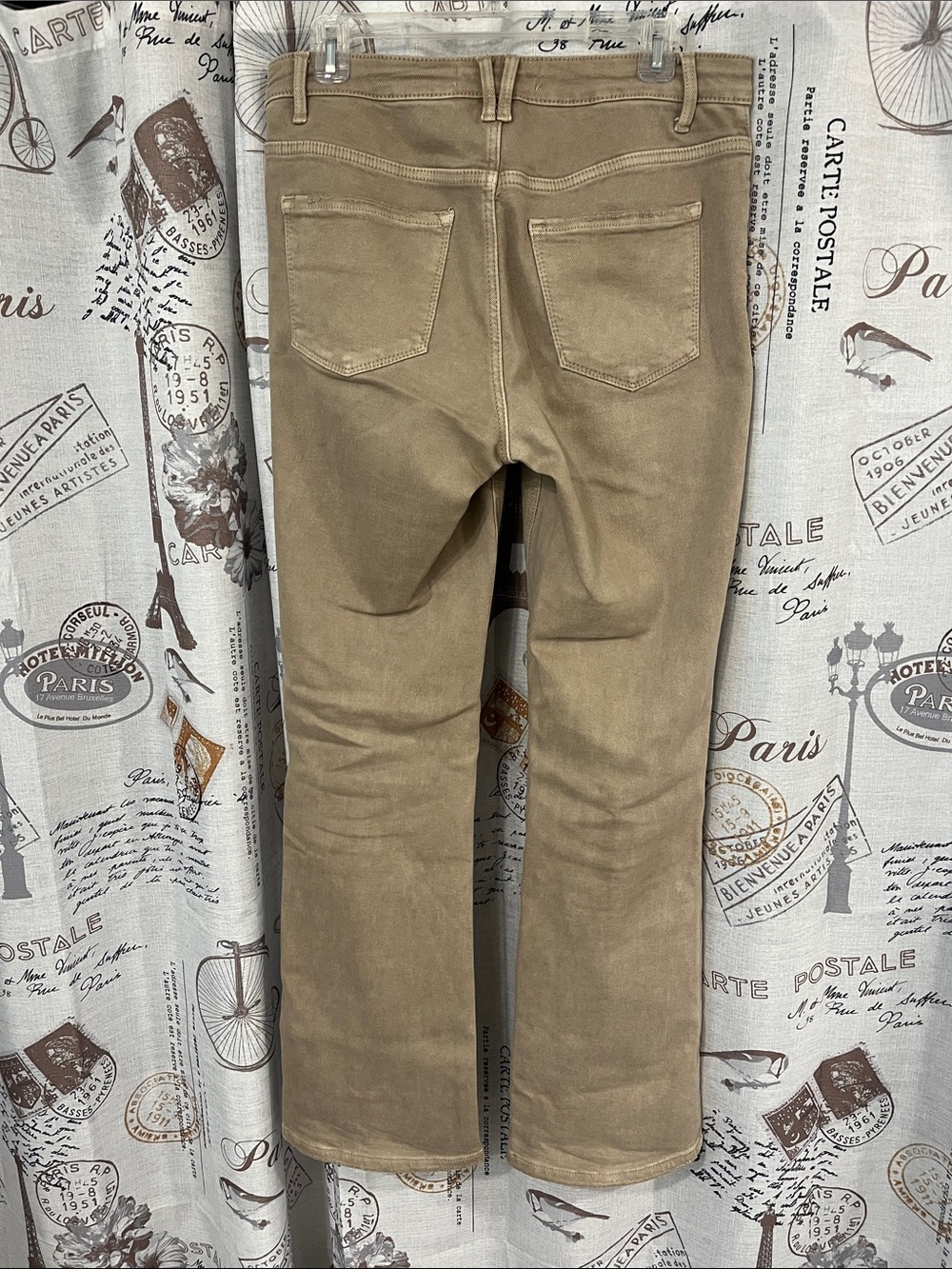 Women’s Tan Bootcut Jeans - Picture 2 of 4